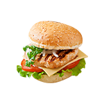 Peri-peri Spiced Chicken Burger (gf) 